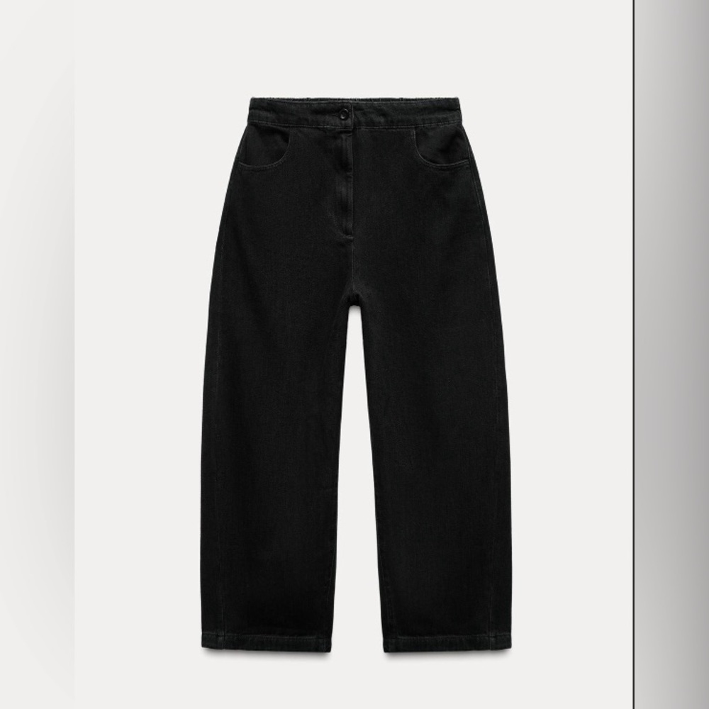 Mid Waist Barrel Jeans